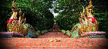 Escalier Doi Suthep Chiang Mai